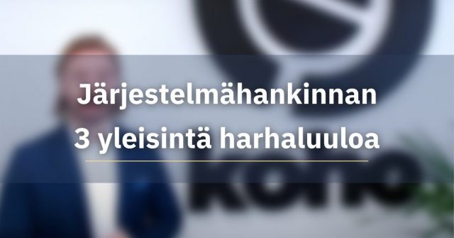 järjestelmähankinta