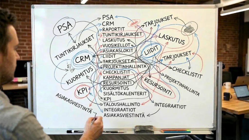 Markkinoinnin liiketoimintaan vaikuttavia osa-alueita on lukuisia.